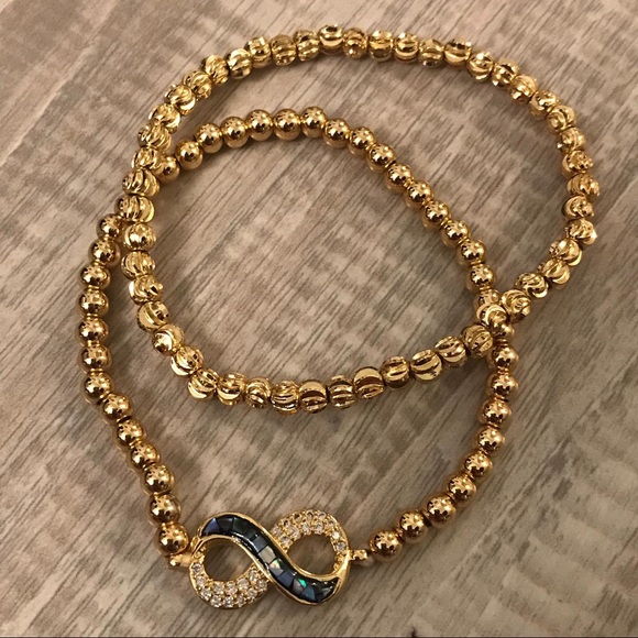 2PC Infinity Stretchable Bracelet - Picture 2 of 8